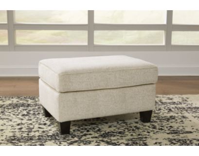 Ashley Abinger Natural Ottoman