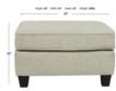 Ashley Abinger Natural Ottoman small image number 6