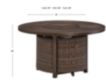 Ashley Paradise 5-Piece Fire Pit Set small image number 4