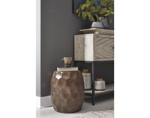 Ashley Accents Copper Stool