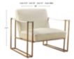 Ashley Kleemore Cream Accent Chair small image number 3