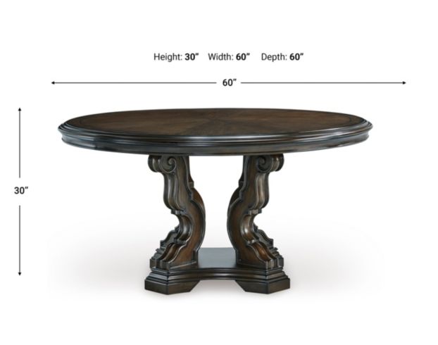 Ashley Maylee Round Dining Table large image number 7