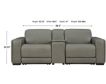 Ashley Correze 3-Piece Leather Power Loveseat small image number 7