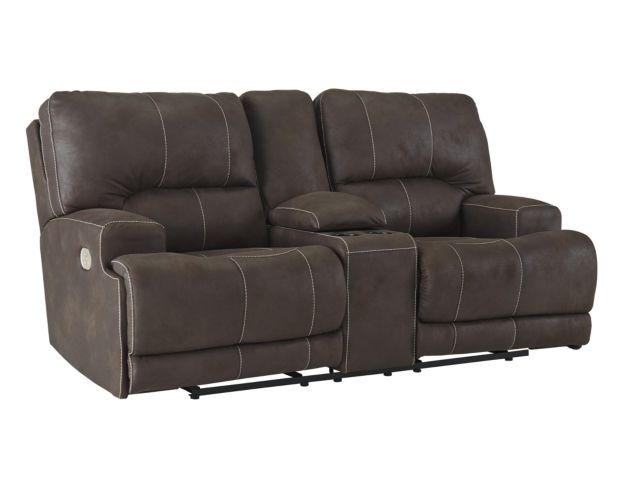 Ashley Kitching Power Reclining Loveseat with Console large image number 1