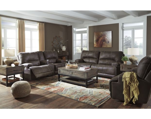 Ashley Kitching Power Reclining Loveseat with Console large image number 2