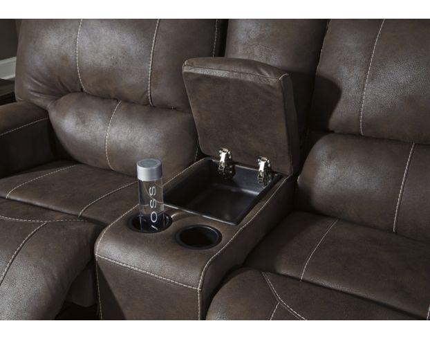 Ashley Kitching Power Reclining Loveseat with Console large image number 4