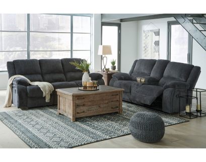 Ashley Draycoll Slate Reclining Sofa