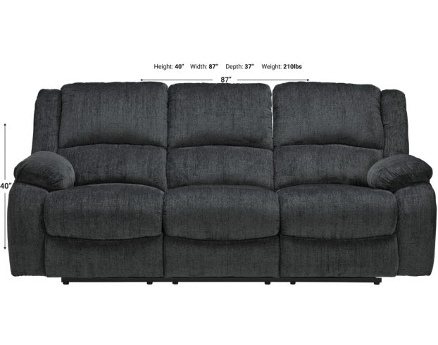 Ashley Draycoll Slate Reclining Sofa large image number 4