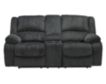Ashley Draycoll Slate Reclining Loveseat with Console small image number 1