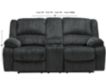 Ashley Draycoll Slate Reclining Loveseat with Console small image number 5