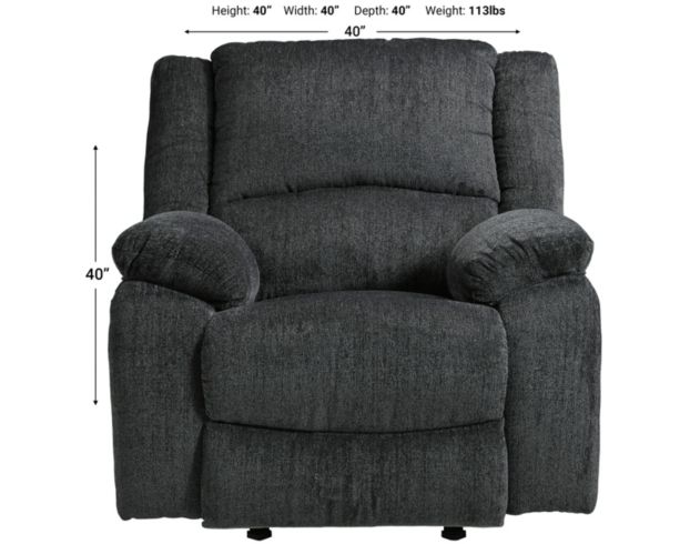 Ashley Draycoll Slate Rocker Recliner large image number 4