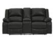 Ashley Calderwell Black Reclining Loveseat with Console small image number 1