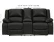 Ashley Calderwell Black Reclining Loveseat with Console small image number 5