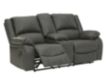 Ashley Calderwell Gray Loveseat with Console small image number 3