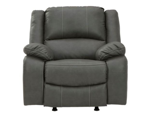 Ashley Calderwell Gray Rocker Recliner large image number 1