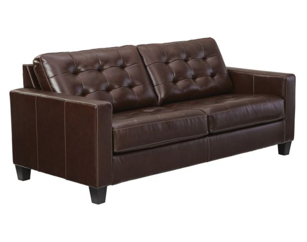 Ashley Altonbury Walnut Leather Sofa large image number 3