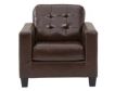 Ashley Altonbury Walnut Leather Chair small image number 1