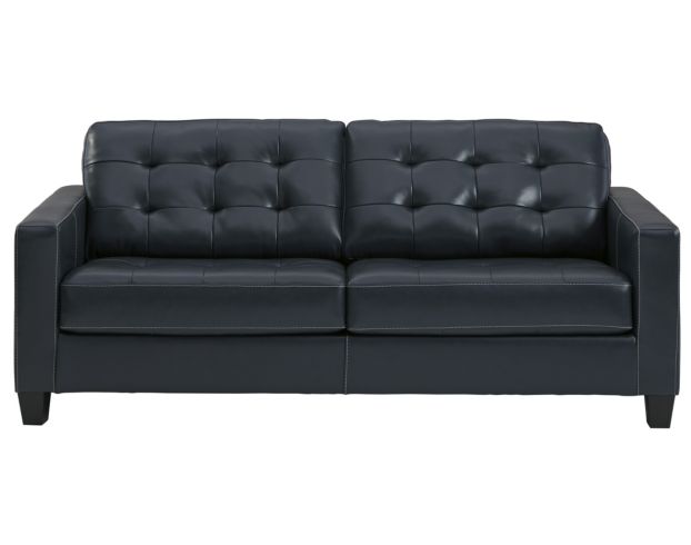 Ashley Altonbury Blue Leather Sofa large image number 1