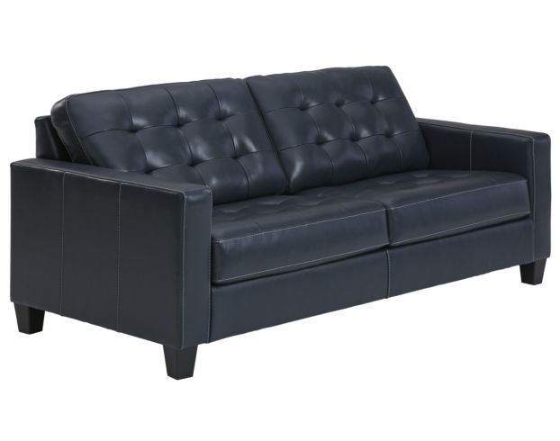Ashley Altonbury Blue Leather Sofa large image number 3