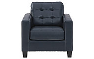 Ashley Altonbury Blue Leather Chair