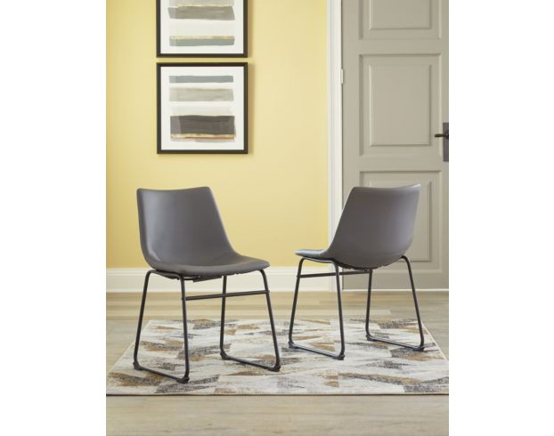 Ashley Centiar Gray Side Chair large image number 2
