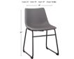 Ashley Centiar Gray Dining Chair small image number 5