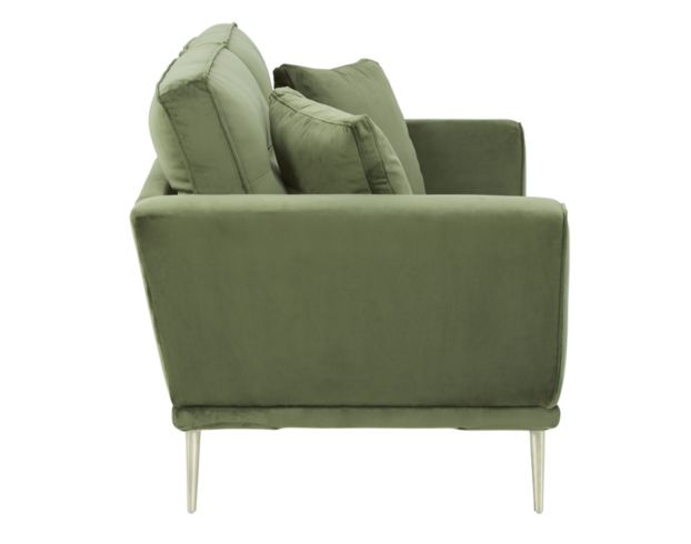 Ashley Macleary Moss Loveseat large image number 5