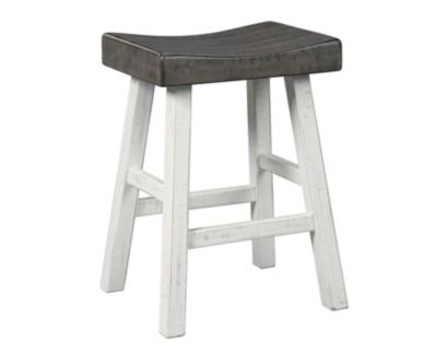 Ashley Glosco White Counter Stool