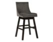 Ashley Tallenger Dark Gray Swivel Barstool small image number 1