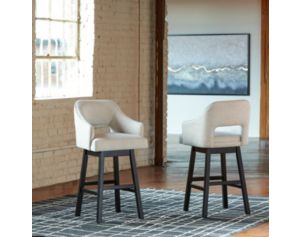 Ashley Tallenger Tan Swivel Barstool