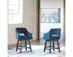 Ashley Tallenger Blue Swivel Counter Stool small image number 2