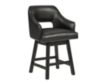 Ashley Tallenger Black Swivel Counter Stool small image number 1