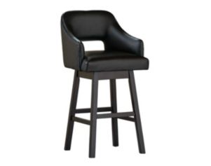 Ashley Tallenger Black Swivel Barstool