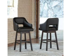 Black swivel bar online stools