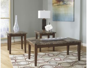 Ashley Theo Coffee Table & Two End Tables