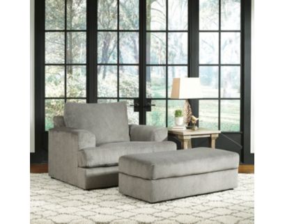 Ashley Soletren Oversized Ash Ottoman