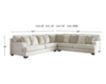 Ashley Rawcliffe 3-Piece Sectional small image number 3
