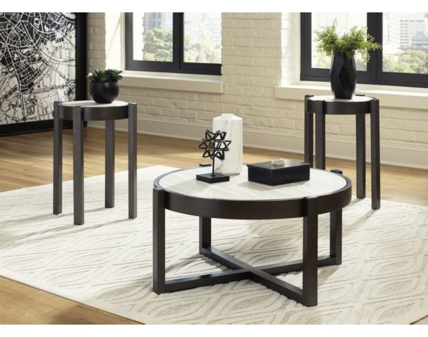 Ashley Lannoli Coffee Table & 2 End Tables large image number 2