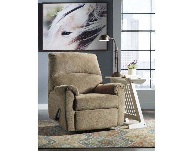 Ashley Nerviano Mocha Wall Recliner large image number 2