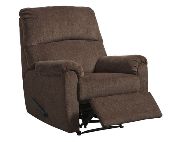 Ashley Nerviano Chocolate Wall Recliner large image number 3