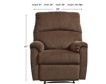 Ashley Nerviano Chocolate Wall Recliner small image number 4