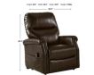 Ashley Markridge Brown Power Lift Recliner small image number 4