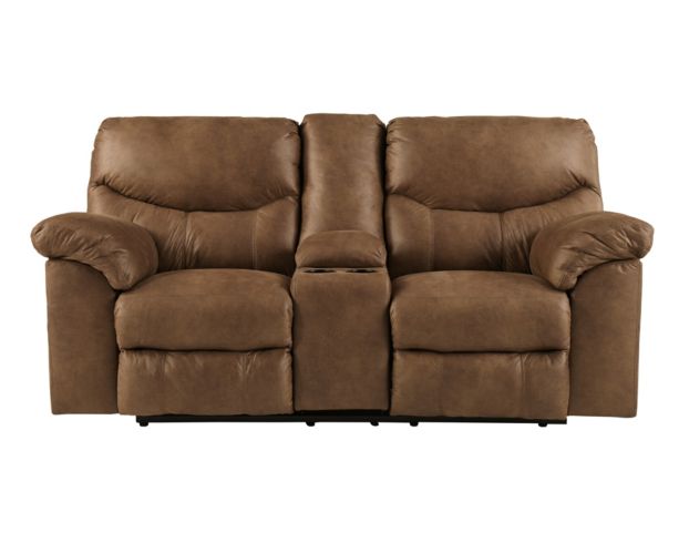 Ashley Boxberg Brown Power Recline Console Loveseat large image number 1