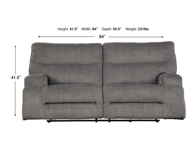 Ashley Coombs Power Recline Sofa large image number 4