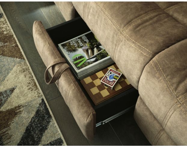 Ashley Huddle Up Reclining Sofa With Drop Down Table large image number 5