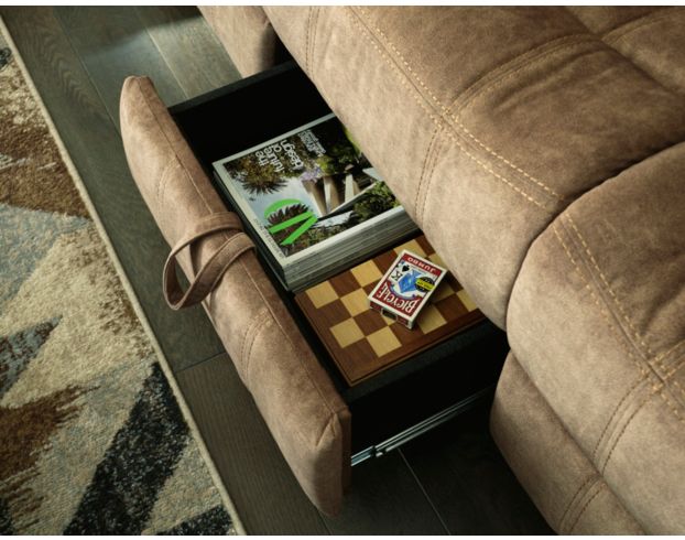 Ashley huddle up reclining sofa outlet with drop down table