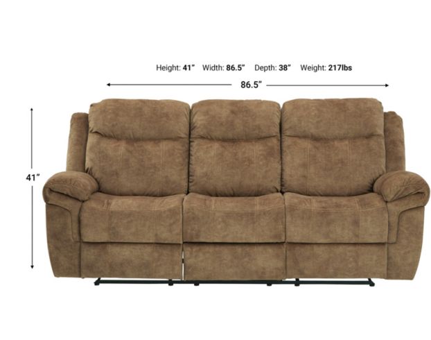 Ashley Huddle Up Reclining Sofa With Drop Down Table large image number 6
