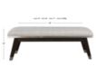 Ashley Maretto Upholstered Bench small image number 5