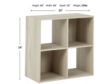 Ashley Socalle Natural Four Cube Organizer small image number 3
