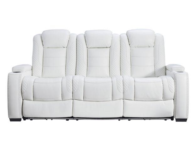 Ashley Party Time Power Recline Sofa with Drop Down Table large image number 1